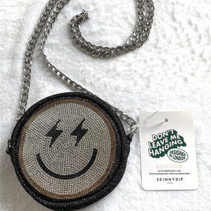 Skinny Dip London Rhinestone Crossbody/Shoulder Round Bag